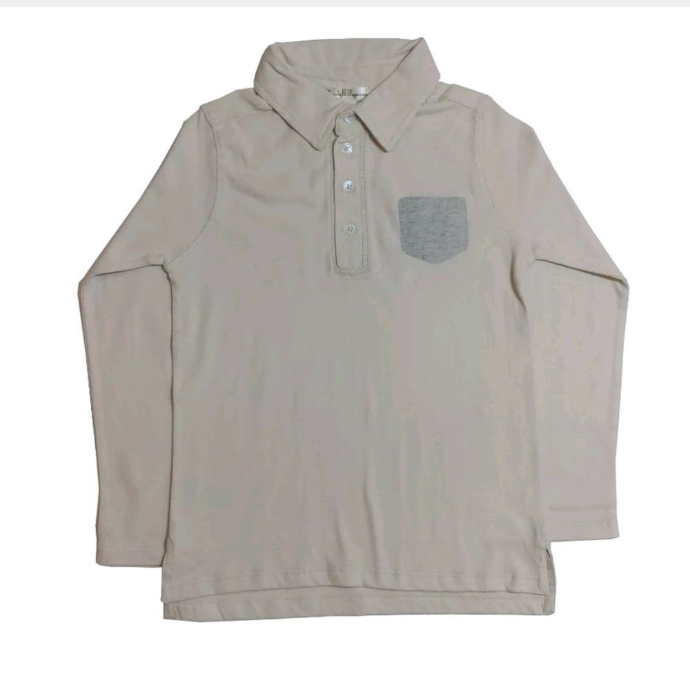 Long sleeve boys polo t-shirt